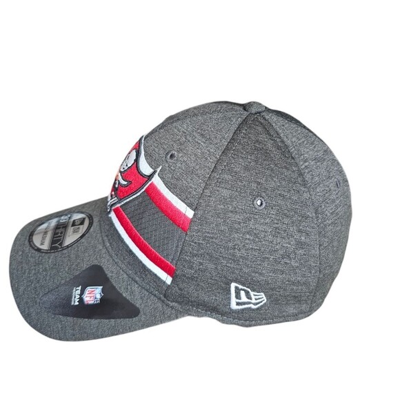 New Era 39Thirty Tampa Bay Buccaneers NFL Stretch Fit Hat Gray Sz S/M NWT - Picture 4 of 13